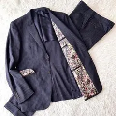 美品✨ ポールスミス 現行タグ スーツ バルベラ生地 シルク 花柄