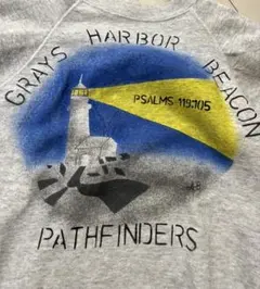 80年代後期〜 Hanes ヘインズ スエット ステンシル ペイント 表記M