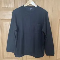 BEAMS HEARTブラックトレーナー　S