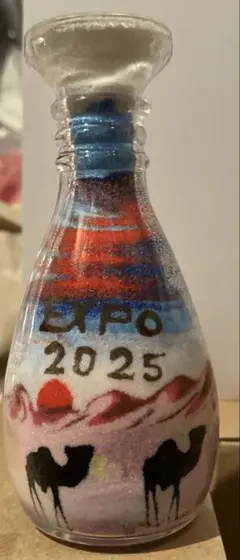 ヨルダンパビリオン　サンドアート　砂　EXPO2025 大阪関西万博