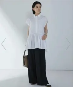 1er Arrondissement ワンサイドケープTブラウス 38 - メルカリ