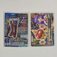 氷上スミレ スノープリンセスコーデ ぬいぐるみ アイカツ 氷上スミレ Chibiぬいぐるみ スノープリンセス ポストカード