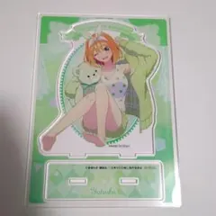 五等分の花嫁　中野四葉　ラッキー缶バッジくじ 　　BIGアクリルスタンド