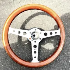 LEONARD VOLANTI? クラシック ウッドステアリング 35cm - メルカリ