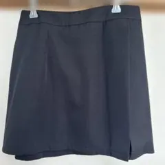 ブラック ラップスタイル ミニスカート　キュロット パンツのサムネイル