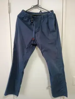 グラミチ L ストレッチウェザーNNクロップド チノ ネイビー