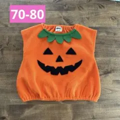かぼちゃデザイン　着ぐるみ　ハロウィン　コスチューム　70 80 90