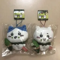 2点　ご当地　ちいかわ　ハチワレ　マスコット　抹茶ソフト　京都　ぬいぐるみ