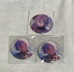 プロセカ　あんスタコラボ　グリッター缶バッジ　神代類