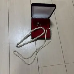 パールネックレスとリングセット