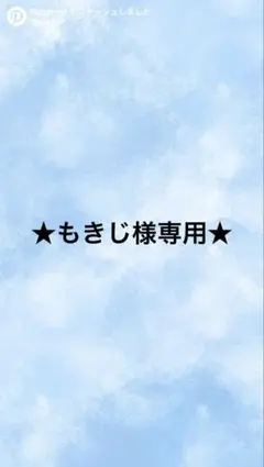 ★もきじ様専用★