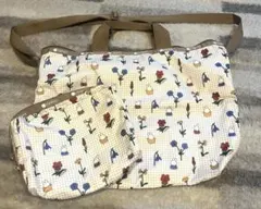 LESPORTSAC × ミッフィー　コラボ2wayバック　トート、ショルダー