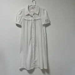 Barbie 半袖ワンピース USA 4 / EUR 36 白