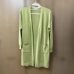 NAVY ライトグリーン ロングカーディガンのサムネイル