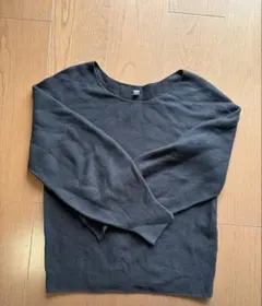 ユニクロ ニット レディースS ブラック