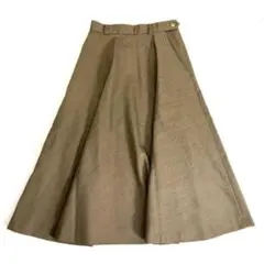 激レア‼️　ラルフローレン♡ ペイズリーマキシム丈スカート　ロングスカート バックルトリム ツイル ミディ スカート （ロング・マキシ丈