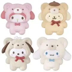 サンリオ　はさむんです。　マイメロ　プリン ポチャッコ シナモン　ガチャ　クマ