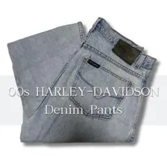 00s Harley-Davidson デニムパンツ ロゴパッチ W34 USのサムネイル