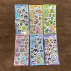 【正規品】たまごっち　平成はっぴーフォンシール　6枚　コンプリート