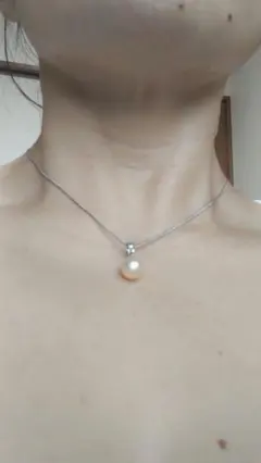 シルバー 真珠 ネックレス