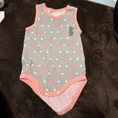 ミニー・マウス リボン柄 ベビー肌着