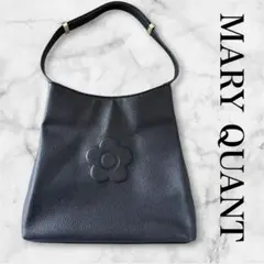 MARY QUANT シュリンクデイジー エンボストート ワンショルダーバック