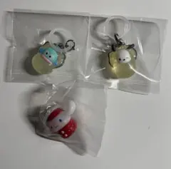 サンリオ ハンギョドン ポチャッコ シナモロール めじるしアクセサリー セット