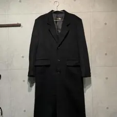 90s WIND ARMOR チェスターコート カシミヤ ロング　グレー