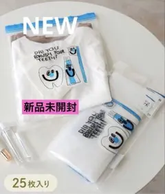 3COINS Stock Bag L 25枚入り 歯ブラシ柄