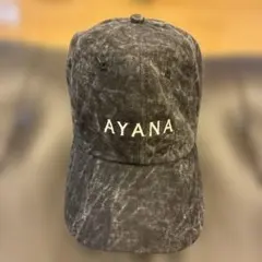 AYANA ロゴ刺繍 キャップ 帽子