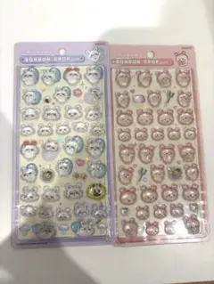 正規品　ちいかわボンボンドロップシール　2種　セット販売　モモンガ　古本屋