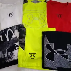 12 アンダーアーマーのTシャツ3枚短パン3枚セット
