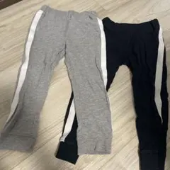 110cmサイドストライプ スウェットパンツ 2点まとめ売り