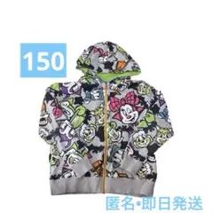 公式　ディズニーリゾート　ハロウィンパーカー150 ミッキー&フレンズ　匿名即日