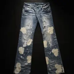 s*k様 Givenchy 'Jesus in Thorns' デニムパンツ - メルカリ