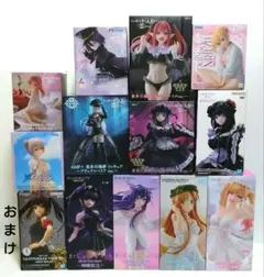 フィギュア✤着せ恋　雫・リズ・紗寿叶・BiCute／時崎狂三・夜刀神十香／アスナ
