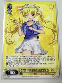 ヴァイスシュヴァルツ これからのこと フェイトPR - メルカリ