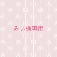 みぃ様専用