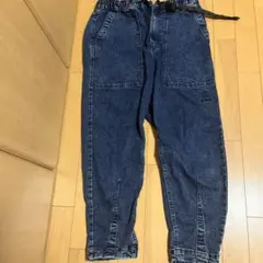 GERRY デニムパンツ ウェビングベルト付き