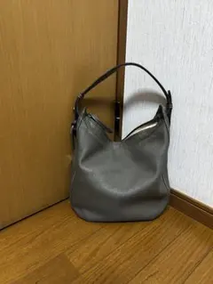 【FURLA】フルラ 本革レザー トートバッグ グレージュ 肩掛け 2way