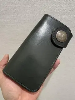 クロスボール コンチョ 三つ折り トラッカーウォレット - メルカリ