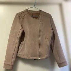 ナチュラルクチュール　スウェード　ブルゾン