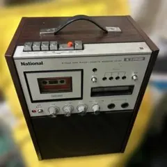 レトロ品 National 8トラックカセットプレイヤー カラオケ RQ-87