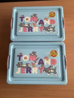 トムとジェリー コンテナボックス 2個セット　菓子入