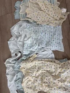 ベビー肌着セット 水玉模様 ストライプ