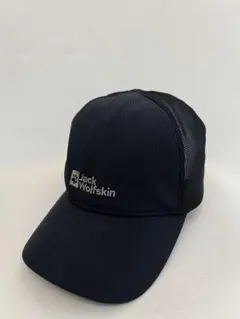【Jack Wolfskin】メッシュキャップ ブラック　アウトドアのサムネイル