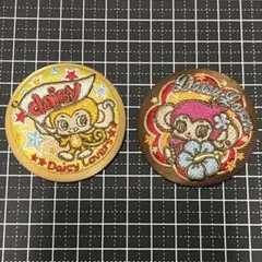 デイジーラバーズ 刺繍缶バッジ 2点セット