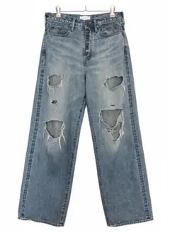 即完売 Sugarhill シュガーヒル ダメージデニム ワイドカット