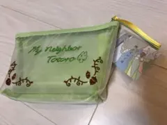となりのトトロ 風のとおり道シリーズ 刺繍メッシュポーチのサムネイル