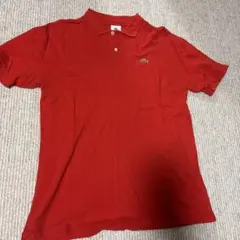 LACOSTE レッド　ポロシャツ